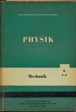Physik Mechanik Lehrbrief K 1-4 DDR