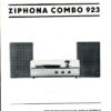 Ziphona Combo 923 Schallplattenspieler Service Anleitung
