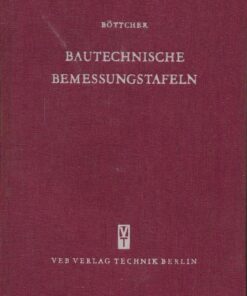 Bautechnische Bemessungstafeln