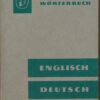 Englisch-Deutsch Taschenwörterbuch DDR