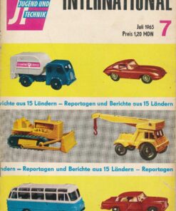 Jugend und Technik 1965 Heft 7 – Ägypten – Syrien – Hannover Messe – Skopje – Gezeitenkraftwerk St. malo – Verrazano-Brücke