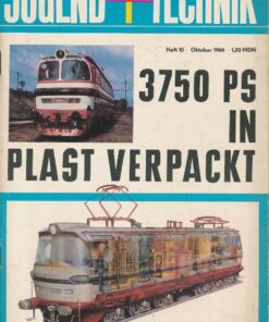 Jugend und Technik 1966 Heft 10 – Gasleitungen – JU88 – Skoda 32 E – Skoda 46 E