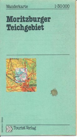 Moritzburger Teichgebiet Wanderkarte DDR