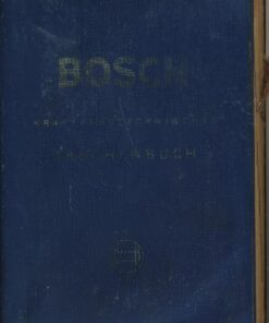 Bosch Kraftfahrtechnisches Taschenbuch 1961