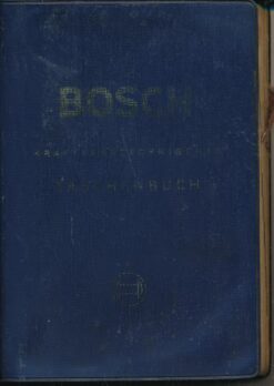 Bosch Kraftfahrtechnisches Taschenbuch 1961
