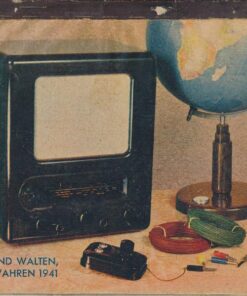 Schalten und Walten Sparen Bewahren Wochenkalender 1941