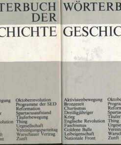 Wörterbuch der Geschichte Band 1+2