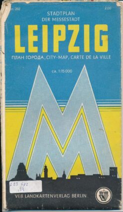 Stadtplan Leipzig DDR