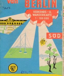 Umgebung von Berlin Verkehrs- und Wanderkarte