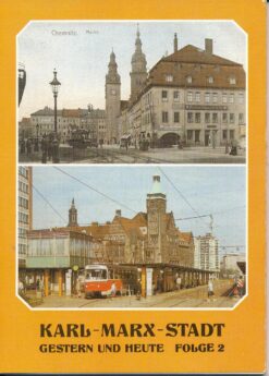 Karl-Marx-Stadt Gestern und Heute Folge 2 Ansichtskarten-Mappe