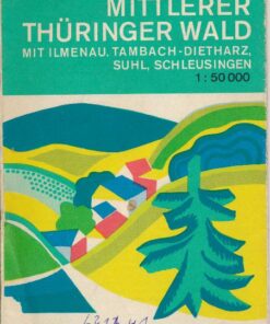 Wanderkarte Mittlerer Thüringer Wald