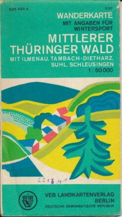 Wanderkarte Mittlerer Thüringer Wald
