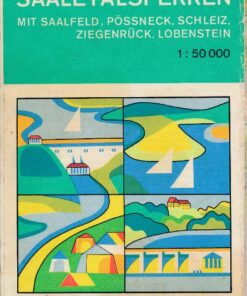 Wanderkarte Saaletalsperren DDR