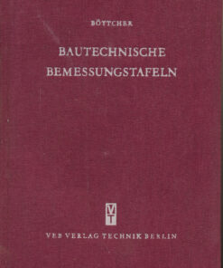 Bautechnische Bemessungstafeln