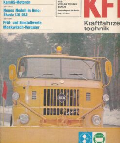 KFT Kraftfahrzeugtechnik 1978 Heft 11 W50 Winterdienst