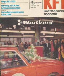 KFT Kraftfahrzeugtechnik 1981 Heft 7 Wartburg