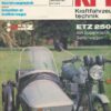 KFT Kraftfahrzeugtechnik 1983 Heft 11 ETZ 250 mit Seitenwagen