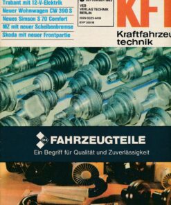 KFT Kraftfahrzeugtechnik 1983 Heft 9 DDR Zeitschrift Fahrzeugteile