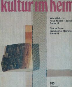 Kultur im Heim 1985 Heft 1 Zeitschrift DDR