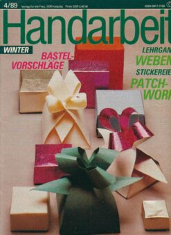 Handarbeit 1989 Heft Nr 4 Zeitschrift DDR