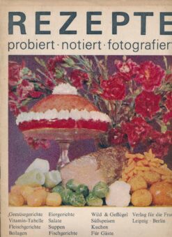 Rezepte probiert notiert fotografiert – Rezeptheft DDR