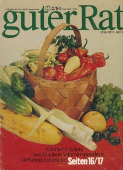 Guter Rat 1984 Heft 1 2 3 4 Zeitschrift DDR