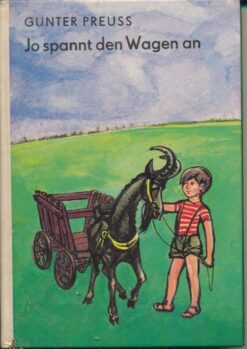 Jo spannt den Wagen an