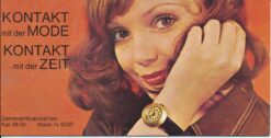 Kontakt mit der Mode – Kontakt mit der Zeit Armbanduhren aus der DDR