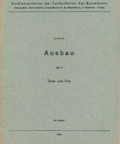 Ausbau Heft 9 Türen und Tore