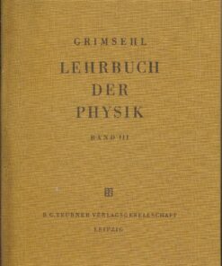 Lehrbuch der Physik Band III