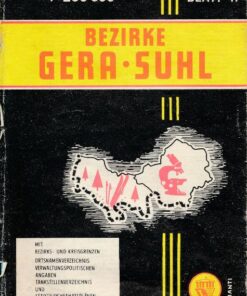 Bezirkskarte Gera-Suhl
