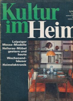 Kultur im Heim 1974 Heft 1 Zeitschrift DDR