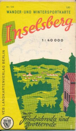 Inselsberg Wander- und Wintersportkarte
