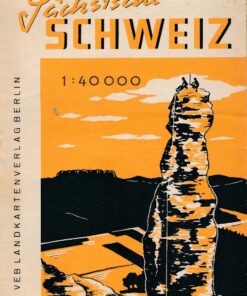 Sächsische Schweiz Wanderkarte DDR