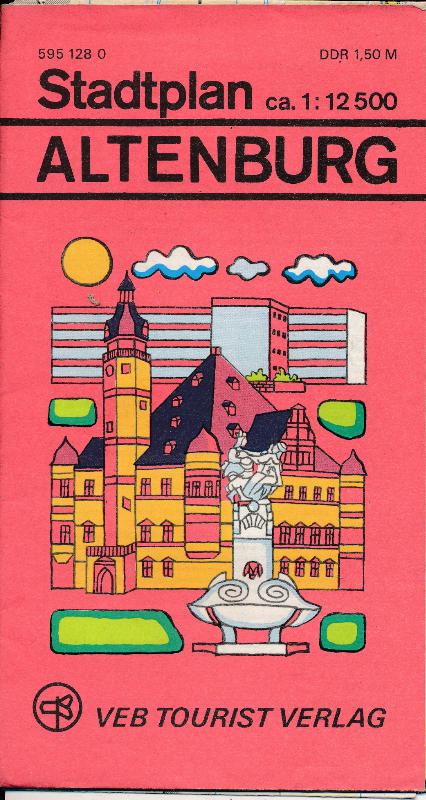 Stadtplan Altenburg DDR