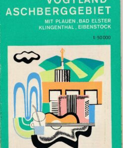 Vogtland-Aschberggebiet Wanderkarte DDR