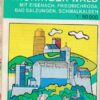 Westlicher Thüringer Wald Wanderkarte DDR
