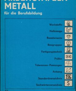 Arbeitstafeln Metall für die Berufsbildung