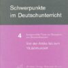 Sprache als Mittel der Kommunikation in Werbung und Politik - Schwerpunkte im Deutschunterricht 3