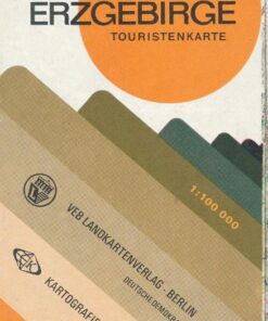 Erzgebirge Touristenkarte DDR