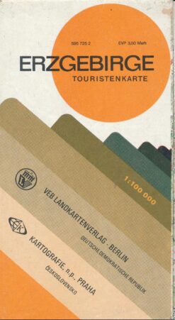 Erzgebirge Touristenkarte DDR