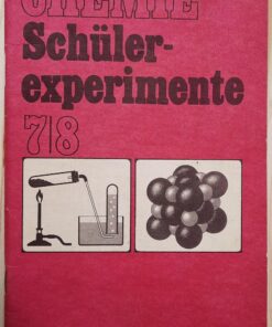 CHEMIE Schüler-experimente Lehrbuch DDR 1980