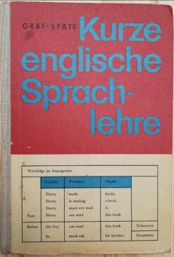 Kurze englische Sprachlehre Lehrbuch DDR 1967