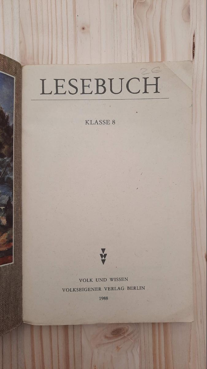 Lesebuch Klasse 8 Lehrbuch DDR 1988 – Bild 2