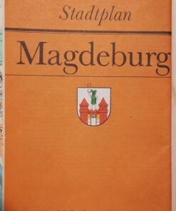 Stadtplan Magdeburg DDR 1986