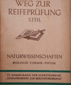 Weg zur Reifeprüfung Lehrbuch 1943