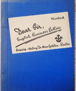 English Business Letters Lehrbuch 1944