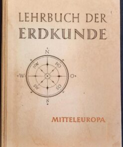 Erdkunde 5. Schuljahr Lehrbuch DDR 1950 Mitteleuropa