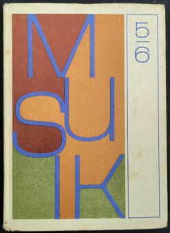 MUSIK 5 und 6 Lehrbuch DDR 1972 englisch
