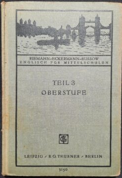 Englisch für Mittelschulen Lehrbuch 1934